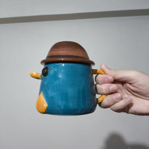 Perry the Platypus Handmade Ceramic Mug with Handle