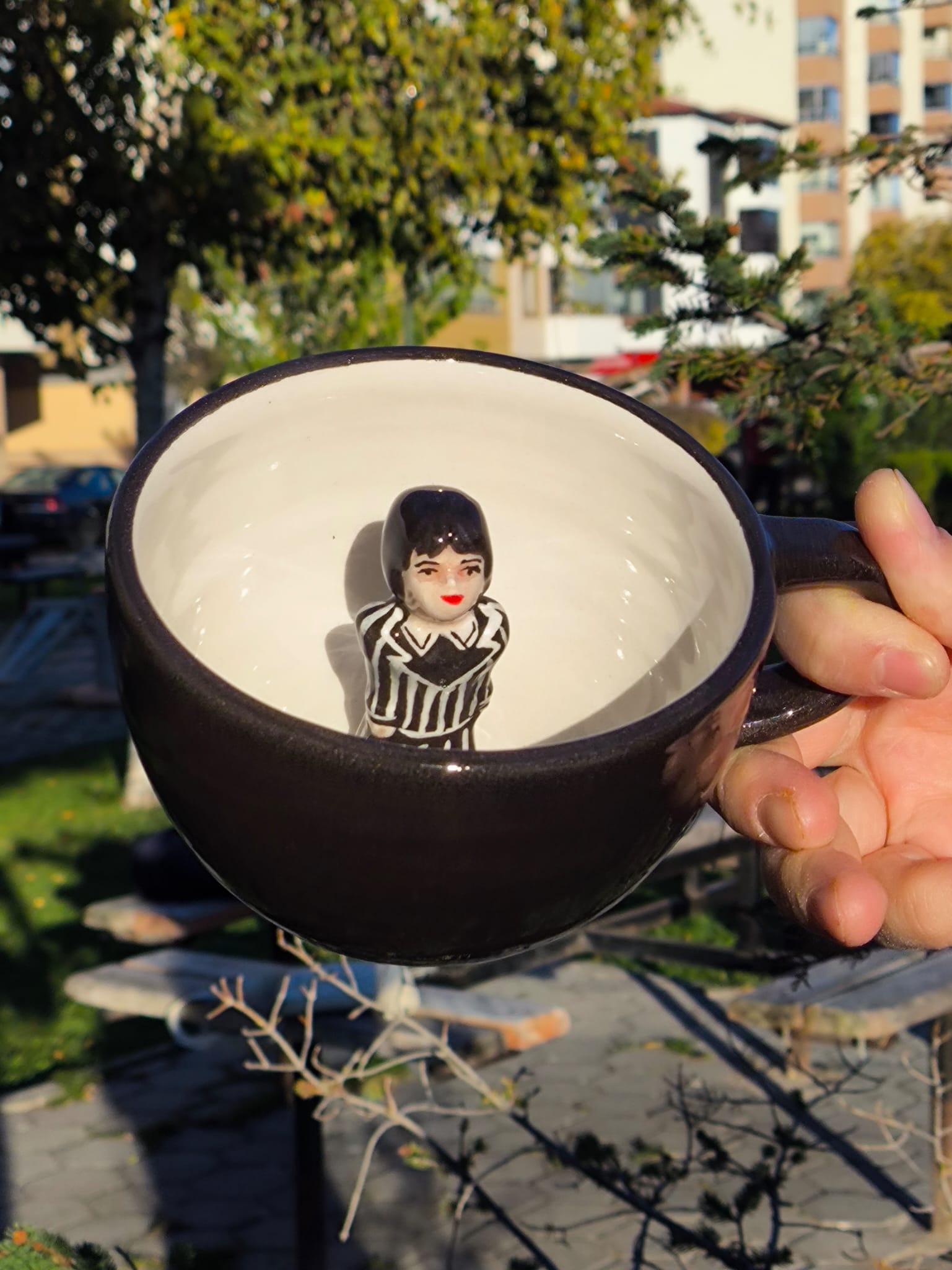 Handcrafted Wednesday Mug – High-Quality Ceramic Cup Inspired by the Wednesday TV Show