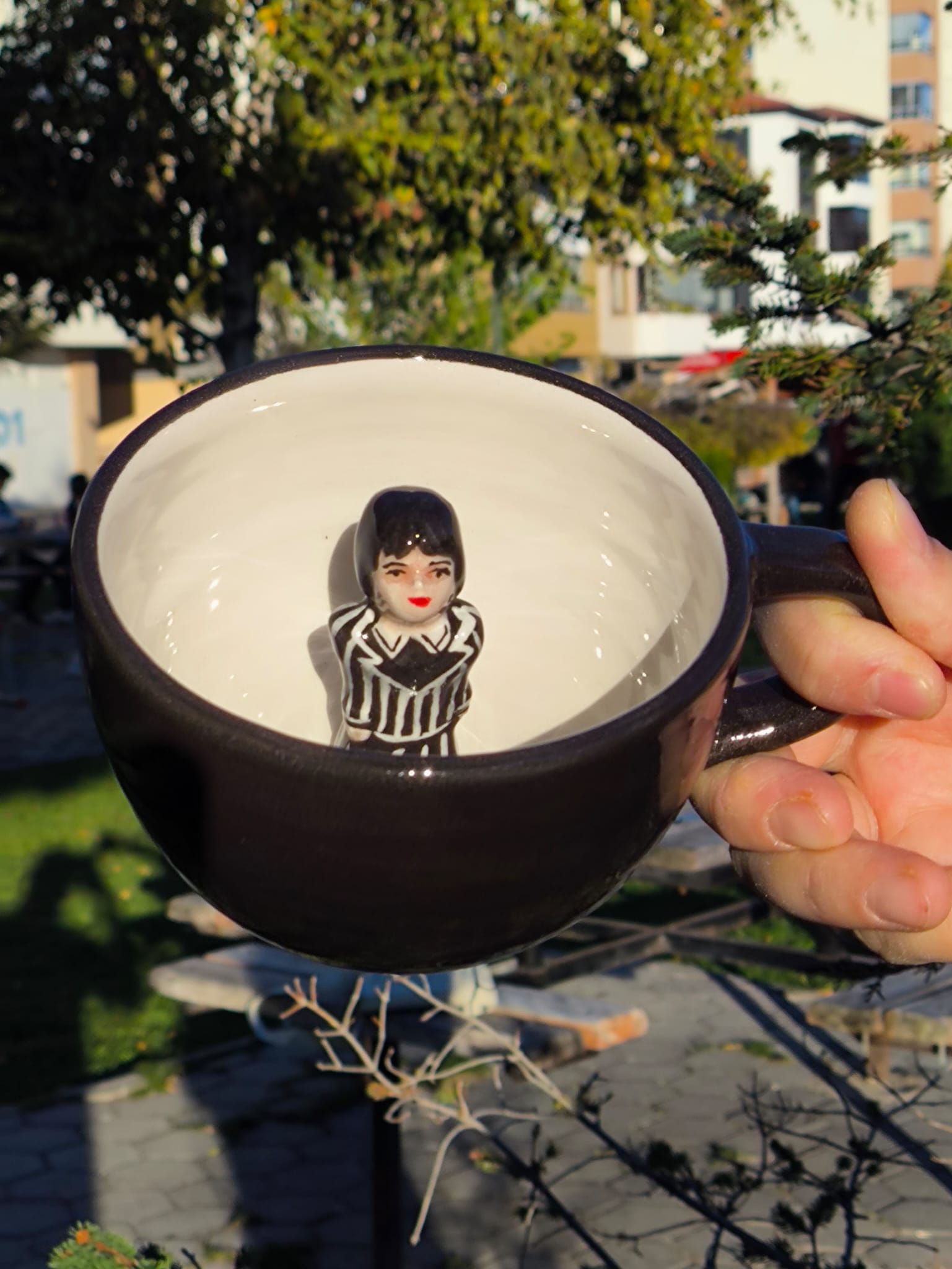 Handcrafted Wednesday Mug – High-Quality Ceramic Cup Inspired by the Wednesday TV Show