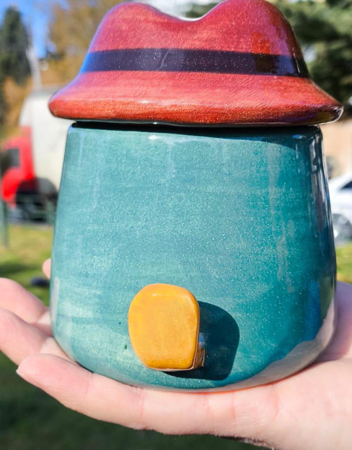 Perry the Platypus Handmade Ceramic Mug with Handle